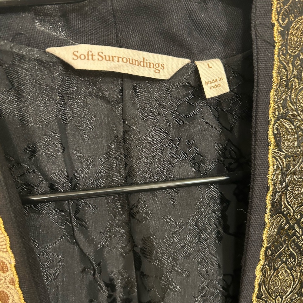 Soft Surroundings Multicolor Patchwork Coat - image 3